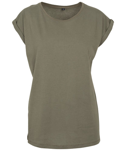 Women's extended shoulder tee