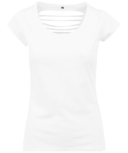 Women's back cut tee