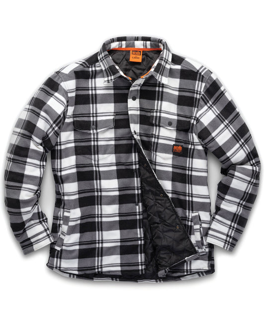 Worker padded checked shirt