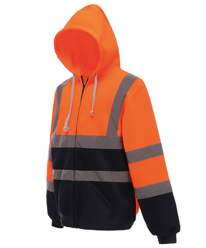 Yoko Hi-Vis Zip Hoodie (HVK07)