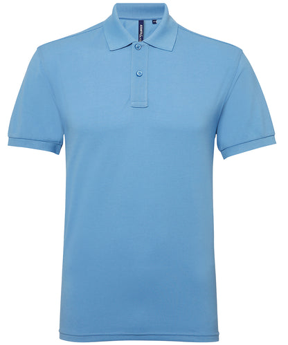 Menâ€™s polycotton blend polo