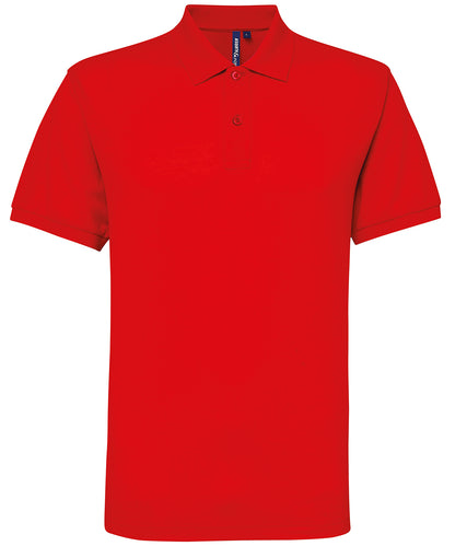 Menâ€™s polycotton blend polo