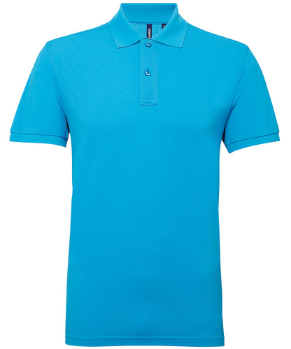 Menâ€™s polycotton blend polo