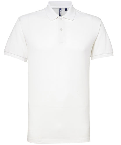 Menâ€™s polycotton blend polo