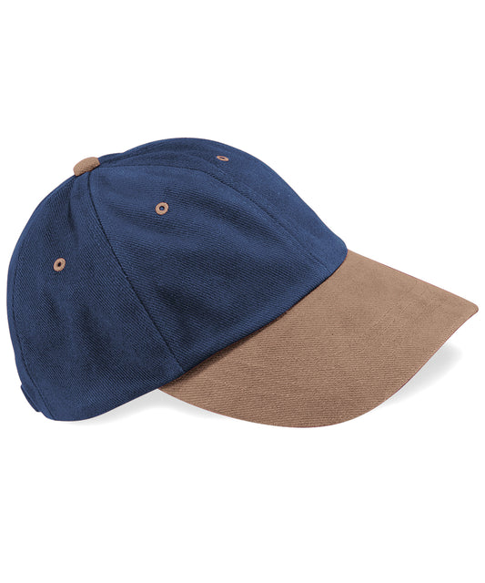 Low-profile heavy brushed cotton cap