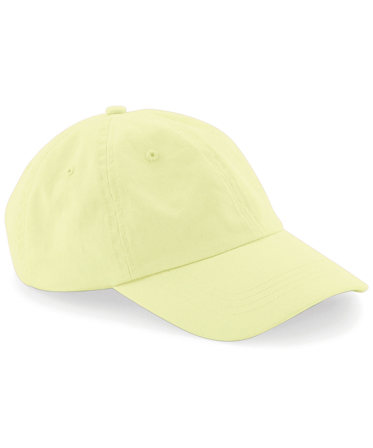 Low-profile 6-panel dad cap