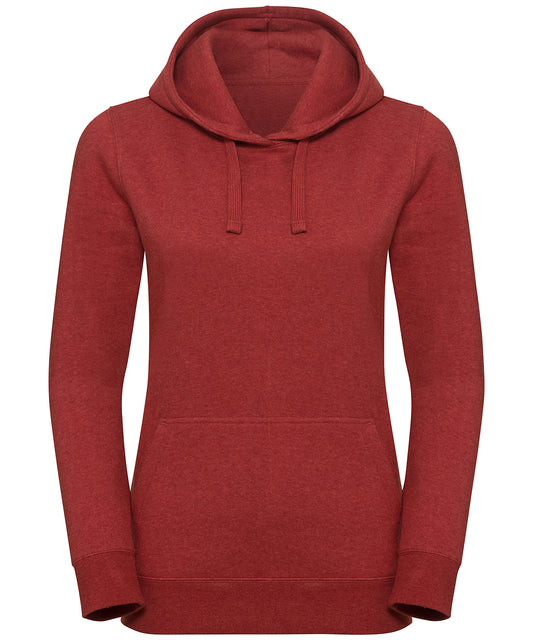 Women's authentic melange hooded sweatshirt