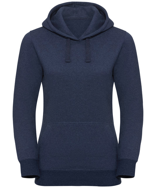 Women's authentic melange hooded sweatshirt