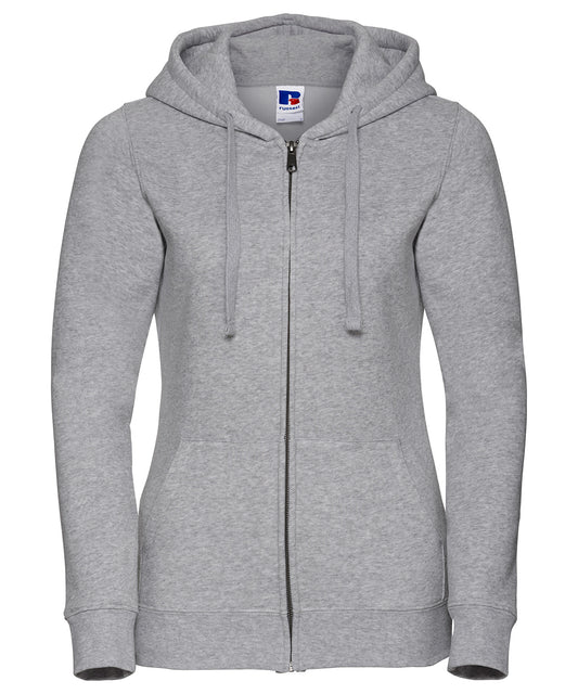 Women's authentic zipped hooded sweatshirt