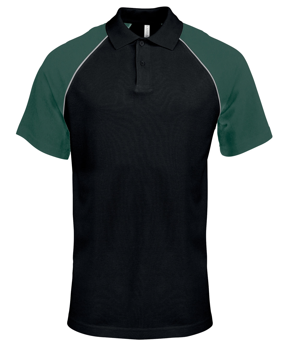 Polo baseball contrast polo shirt