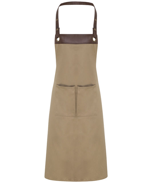 Espresso bib apron