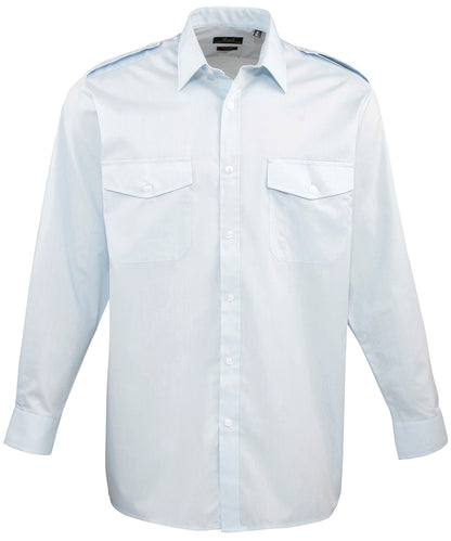 Long sleeve pilot shirt