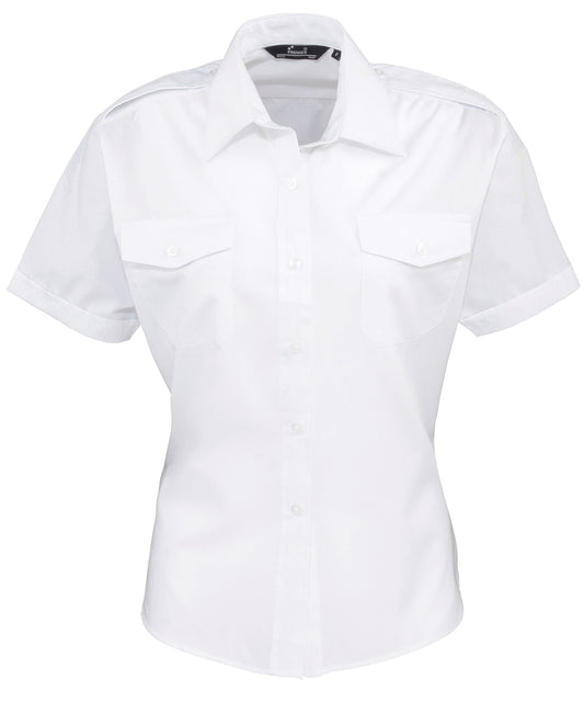 Women's short sleeve pilot blouse