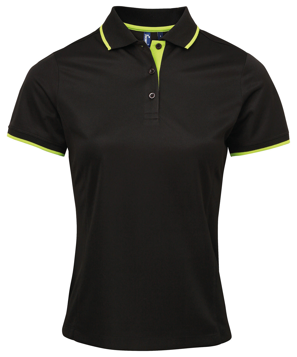 Women's contrast CoolcheckerÂ® polo