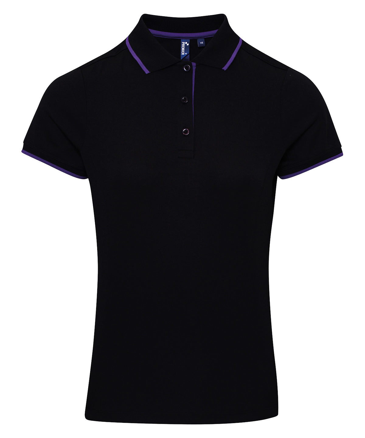 Women's contrast CoolcheckerÂ® polo