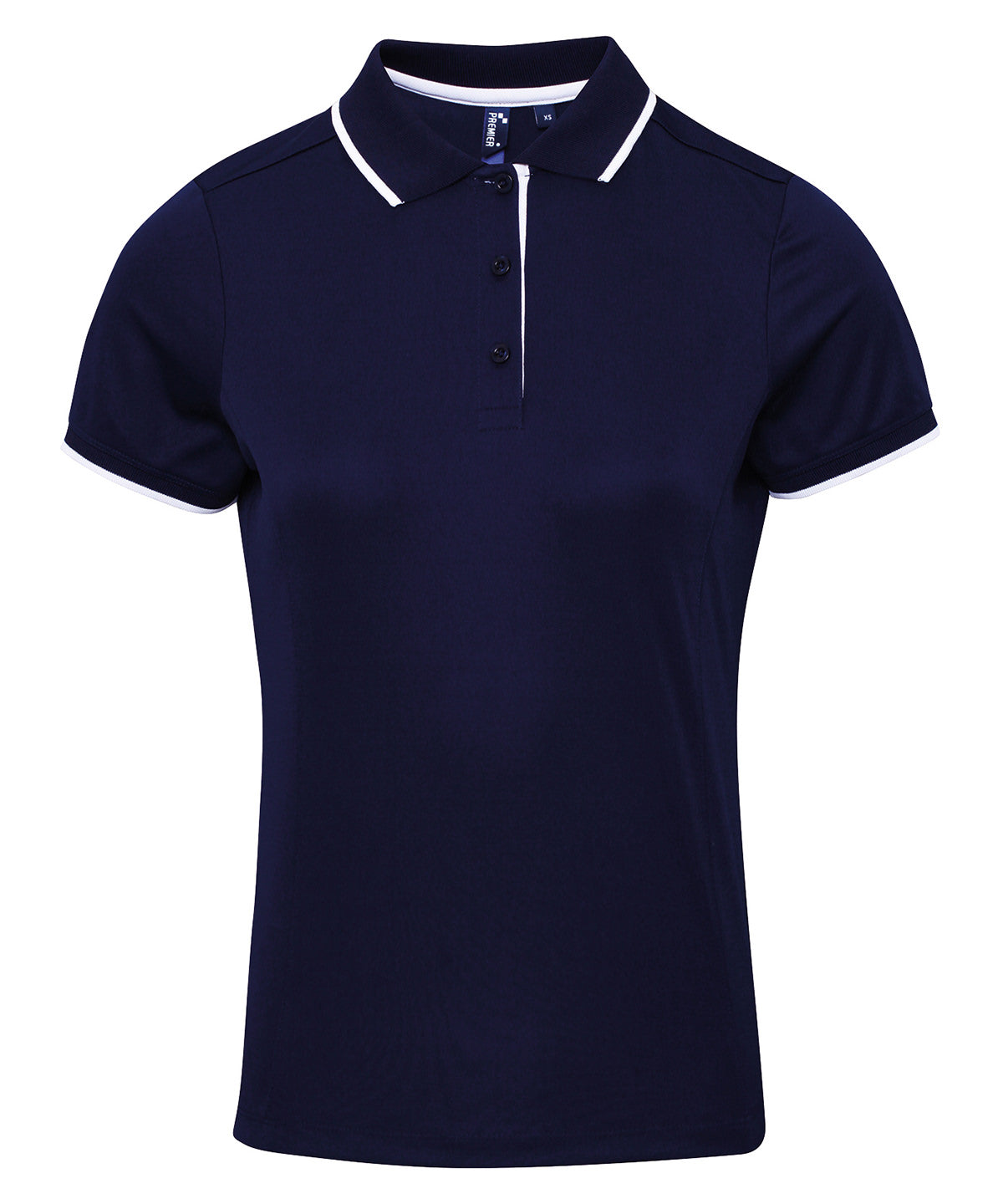 Women's contrast CoolcheckerÂ® polo