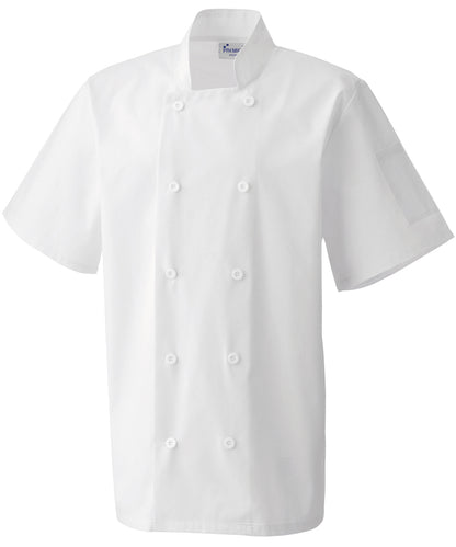 Short sleeve chefâ€™s jacket