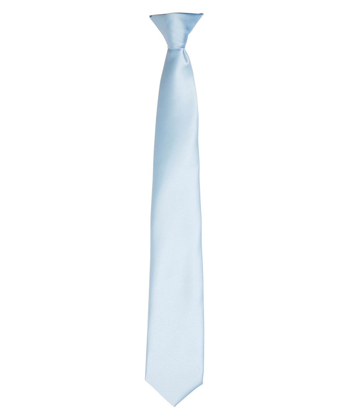 'Colours' satin clip tie