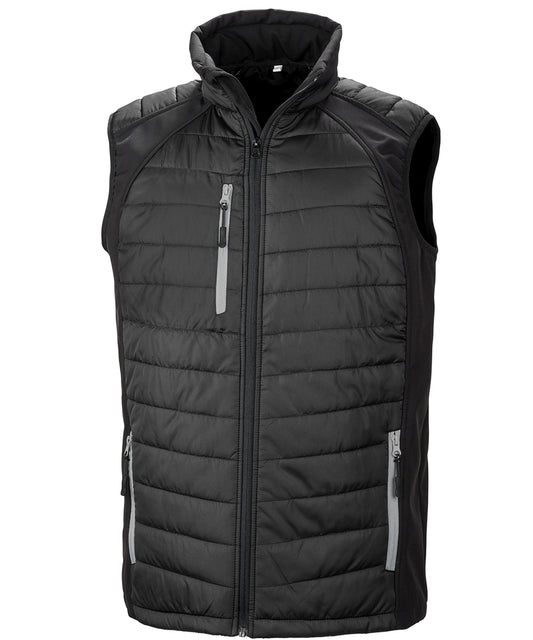 compass padded softshell gilet 