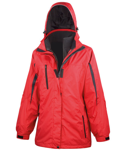 Women's 3-in-1 journey jacket with softshell inner