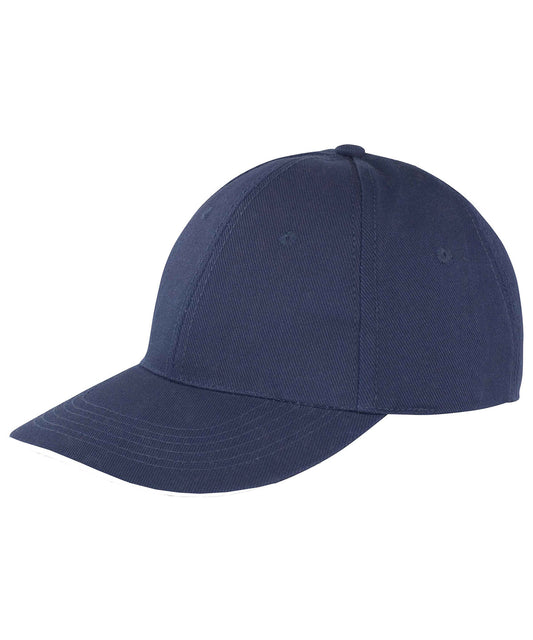 Memphis brushed cotton low-profile sandwich peak cap