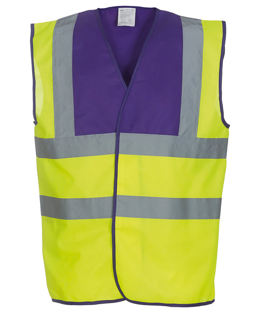 Hi-vis 2-band-and-braces waistcoat (HVW100)