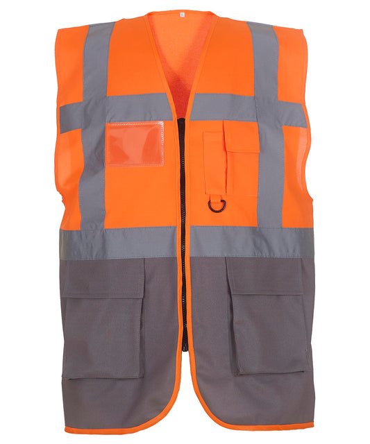 Multifunctional executive hi-vis waistcoat (HVW801)