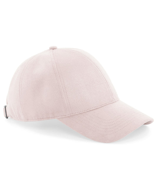 Faux suede 6-panel cap