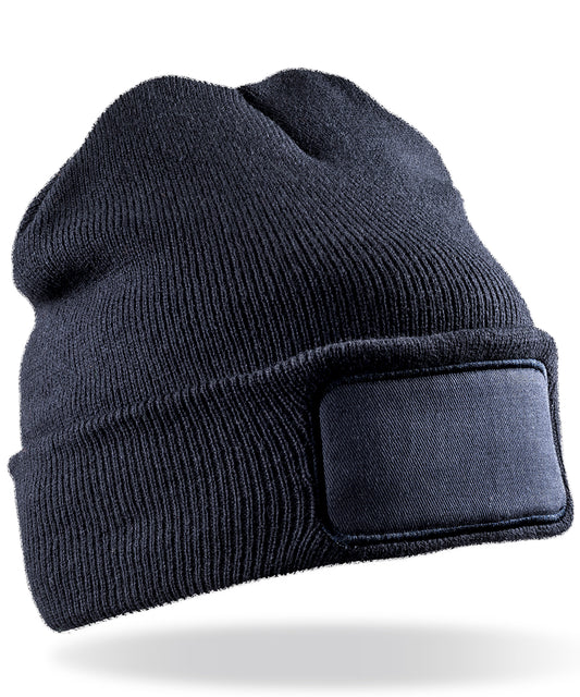 Double-knit Thinsulateâ„¢ printers beanie