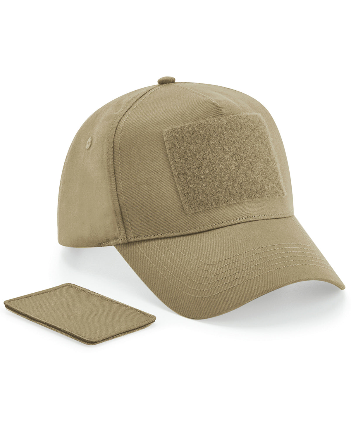 Removable patch 5-panel cap