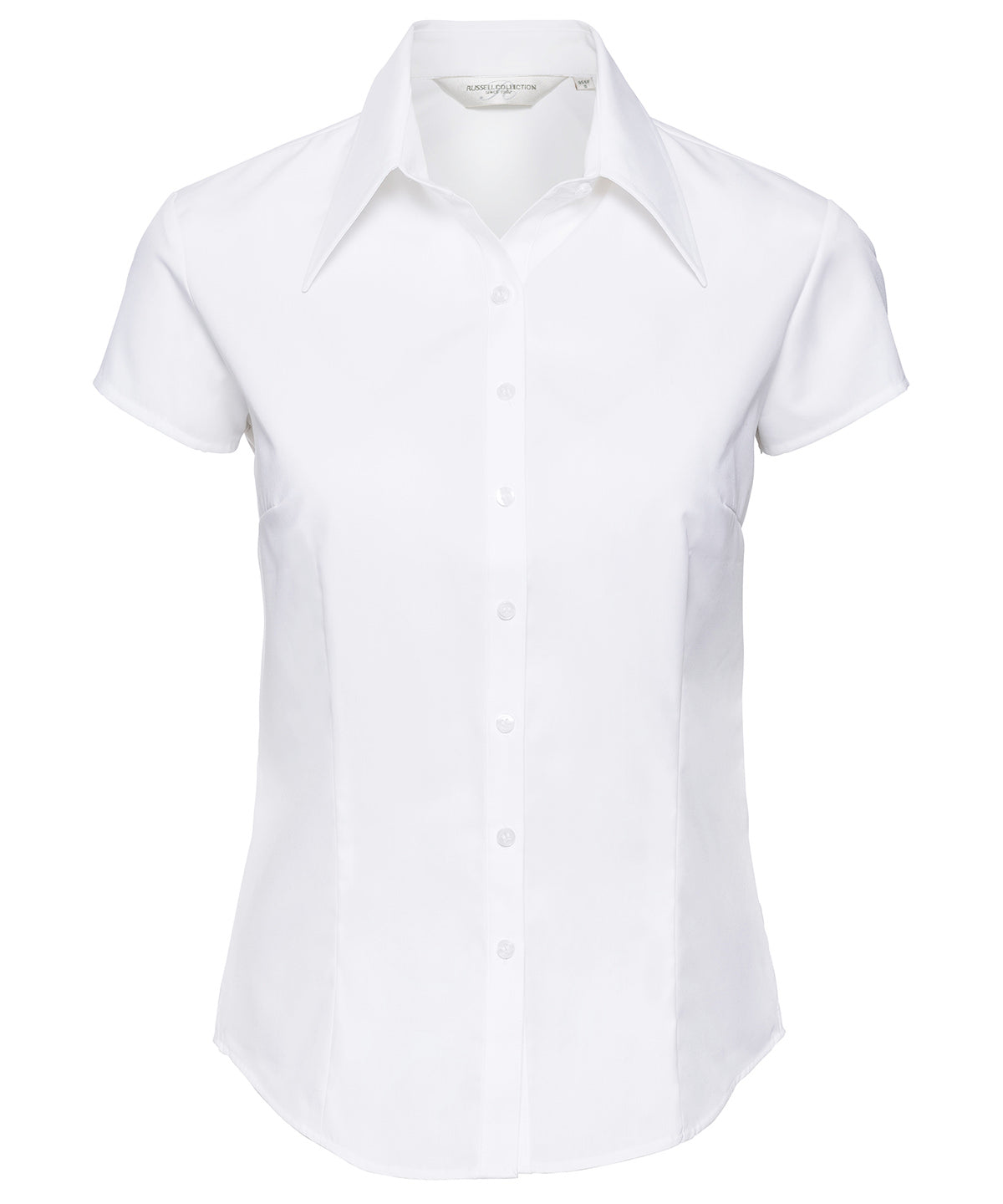 Womenâ€™s cap sleeve TencelÂ® fitted shirt