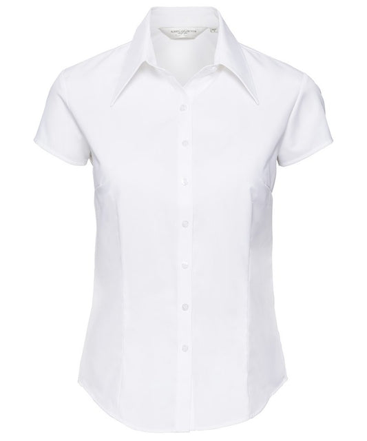 Womenâ€™s cap sleeve TencelÂ® fitted shirt