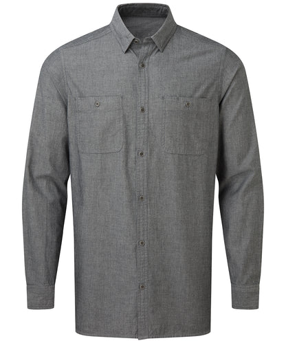 Menâ€™s Chambray shirt, organic and Fairtrade certified