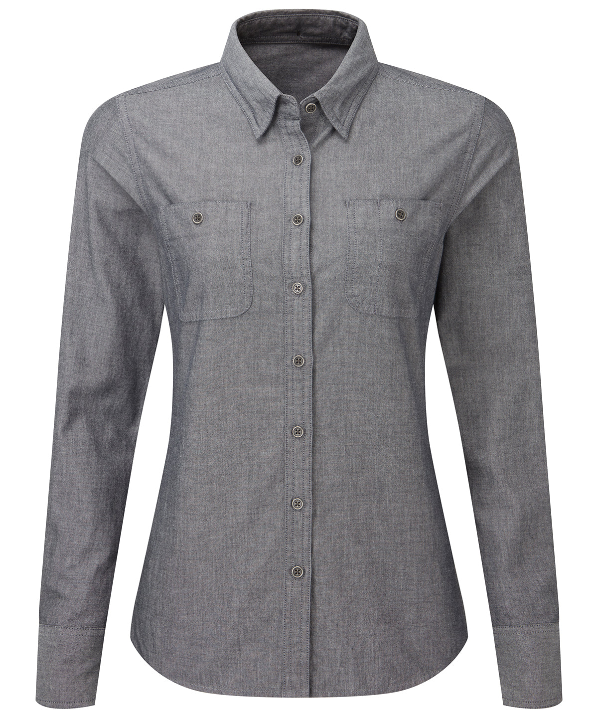 Womenâ€™s Chambray shirt, organic and Fairtrade certified