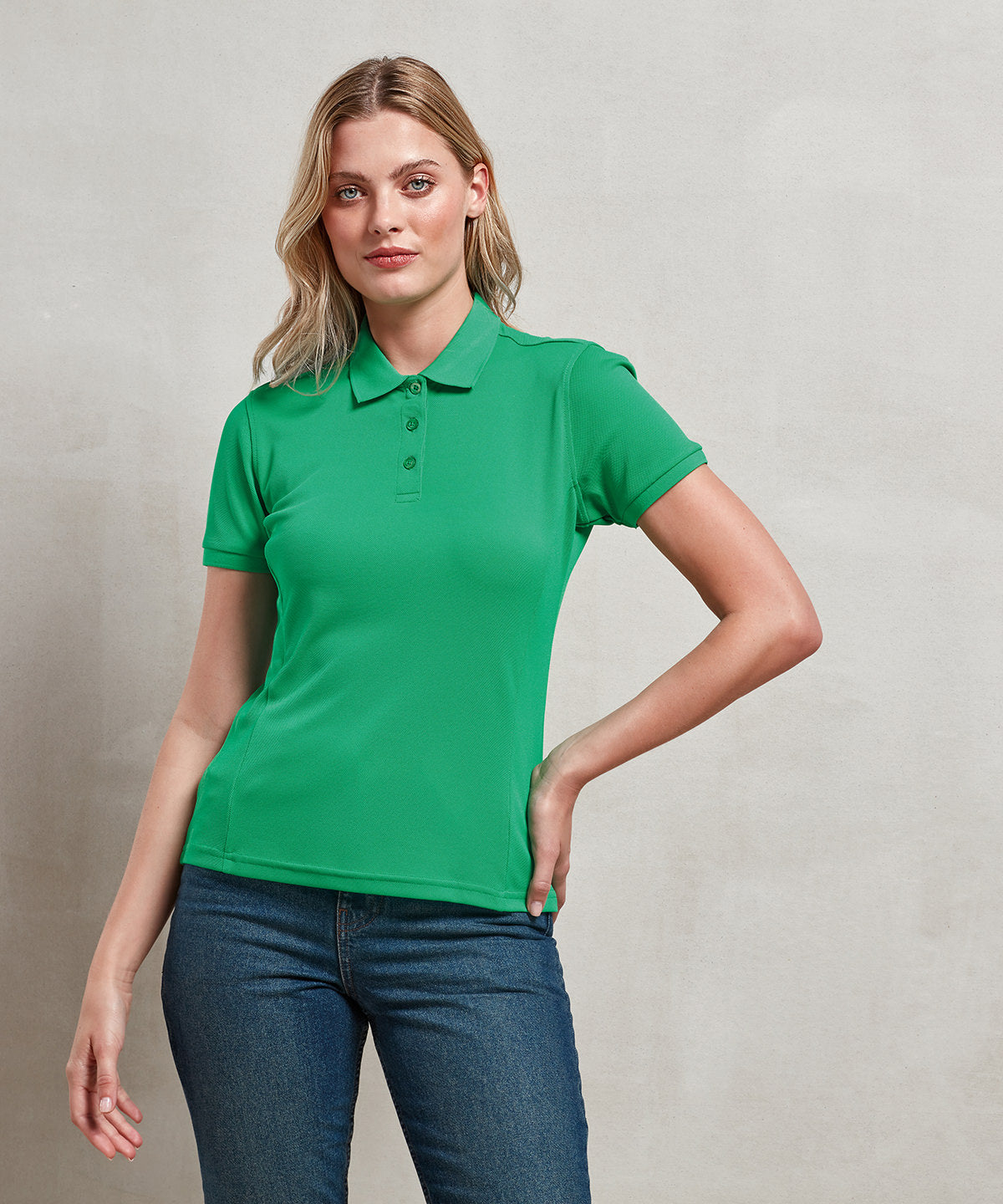 Women's CoolcheckerÂ® plus piquÃ© polo