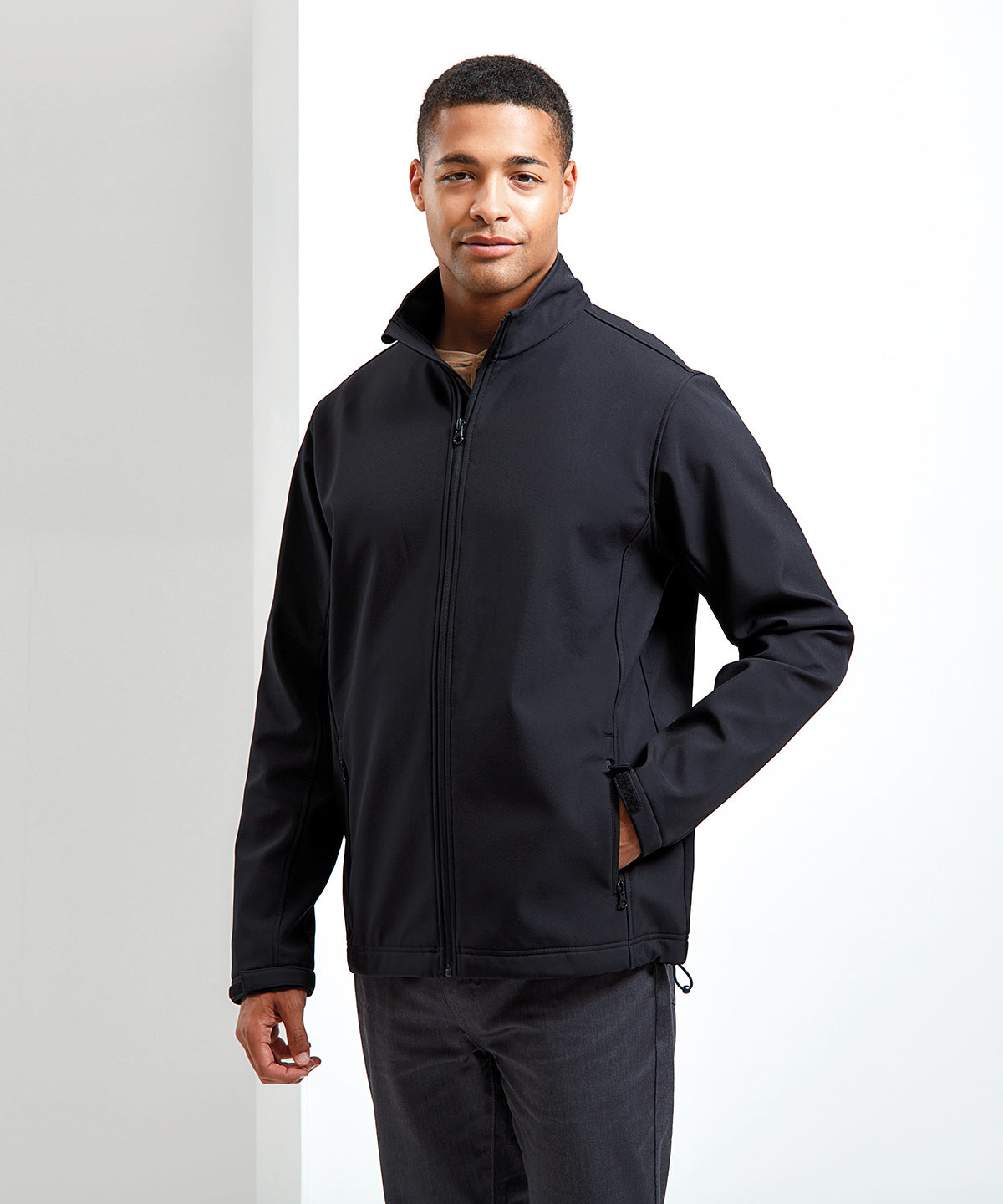 WindcheckerÂ® printable and recycled softshell jacket