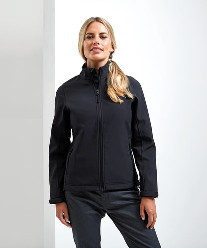 Womenâ€™s WindcheckerÂ® printable and recycled softshell jacket