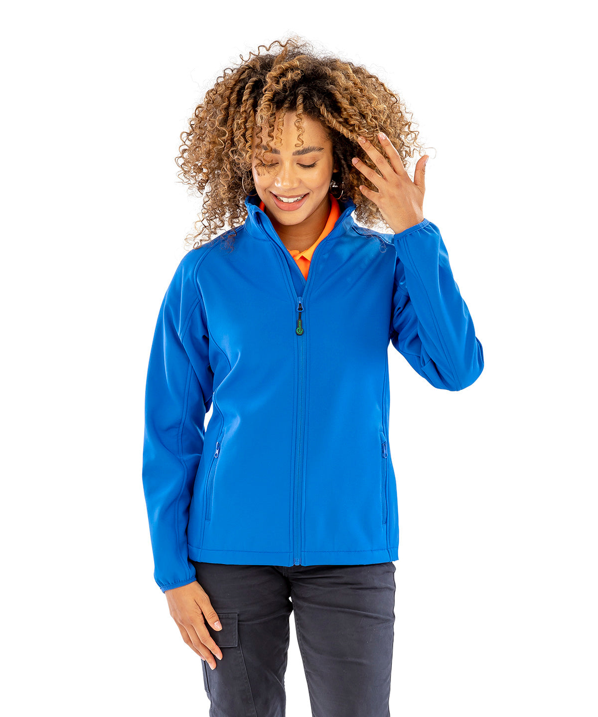 Women's recycled 2-layer printable softshell jacket 