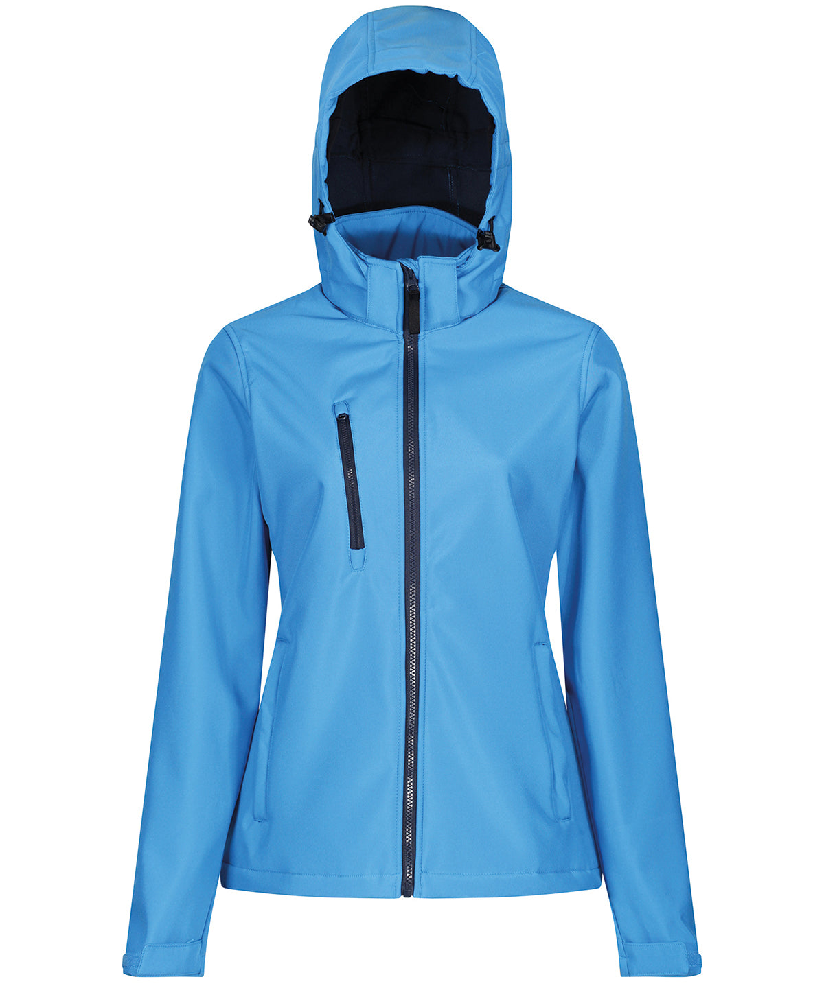 Women's venturer 3-layer hooded softshell jacket