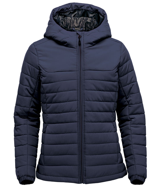 Womenâ€™s Nautilus quilted hooded jacket